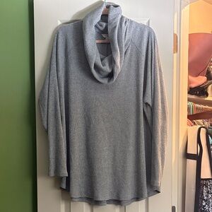 Gray Cowl Neck sweater